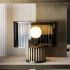 Lampes de table lampe moderne Designer Aluminaire verre bureau pour salon chevet étude décor lumières nordique maison