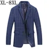 Garnitury męskie 8xl 7xl 6xl Fall Winer luksusowy projektant męski menu marynarka blezery High End w stylu Anglii w stylu Blazer Blazer Men Casual Męskie ubranie