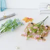 Decorative Flowers Wedding Decor Floral Plastic Milano Babysbreath Bouquet Simulation Flower Home Decoration Blue Gypsophila Artificial