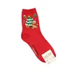 Chaussettes femme 12 paires/lot! Femme Noël Mignon Noël Père Noël Arbre Ours Coton Happy Year