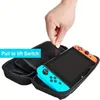 Tragetasche kompatibel mit Nintendo Switch/Switch OLED, mit 20 Spielekassetten, schützende Hartschalen-Reise-Tragetasche für Konsolenzubehör, schwarz