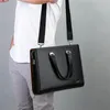 Briefcases Kangaroo Travel And Office Work Briefcase Handbag Men's Laptop Bag High-End Business Shoulder