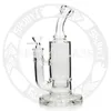 10 pouces de haute qualité en verre Bong Dab Rig Narguilé Fumée Pipe à eau avec Honeybee Perc Couleur claire Pipes à fumer du tabac 14 MM Femme