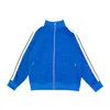 デザイナーメンズジャケットパームプラスコート刺繍文字パターンレディーンエンジェルカジュアルルーズジャケットOggingSportsuitsカジュアル2 PCSジップジャケット