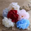 Flores Decorativas Flor Artificial 9 Cores 15cm de Diâmetro Única Peônia Francesa DIY Parede Casa Casamento Banquete Decoração de Natal