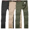 Pantaloni da uomo estivi staccabili da escursionismo da uomo all'aperto pantaloni traspiranti ad asciugatura rapida pantaloni da jogging esercito militare tattico impermeabile 7XL