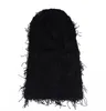 Berretti stile 1 foro passamontagna maschera cappello spettrale berretto da sci mimetico unisex full face fatto a mano berretto divertente antivento lavorato a maglia