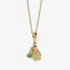 Pendants Han Hao S925 Sterling Silver Minimalist Lock Collar Necklace With Irregular Gold Nugget And Small Grain Pendant