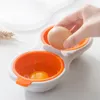 卵ツールマイクロ波密猟者ダブルカップボイラー蒸しクッキングキッチンガジェット食品グレードオーブン230804