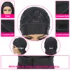 합성 가발 Mylockme Deep Wave Headband 가발 흑인 여성을위한 브라질 인간의 머리카락 아동 곱슬 가을 기계 230803