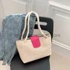 Sacs à bandoulière femmes grande capacité mode tissé sac à main 2023 printemps/été nouveau à la mode herbe tissé panier de légumes sac fourre-tout maréestylishhandbagsstore