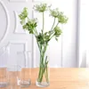 Dekorativa blommor 2023 Två gaffel Spets med fyrfärg Simulering Vårblomma Artifical Silk Home Wedding Decoration