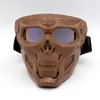 Skull Mask Windschermen Motorwindschermen Windschermen Windschermen Zanddicht en UV-bestendig Rijwindschermen HW89