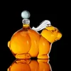 Bicchieri da vino 1000ml Bottiglia di vino a forma di coniglio animale carino decanter per whisky in vetro senza piombo per liquore Scotch Bourbon 230803