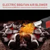 BBQ Tools Accessories Electric Smoker Blower Fast Fire Starter för kolgrillar Tailgating Campfires Pits Fireplaces Wood Fan Coal Starter 230804