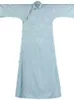 Ubranie etniczne 2023 Elegancki stojak kołnierz Jacquard Big Tleeves Luxe Cheongsam Niebieska sukienka Ulepszona vintage imprezowa sukienki Baju Wanita Import