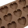 Stampi da forno 815 Celle a forma di cuore Stampo per torta in silicone Cioccolato Caramelle Gummy Jelly Strumento per fare cupcake Decorazione Forniture Strumenti 230803