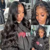 Body Wave Lace Front Pruik 13x4 HD Transparant Menselijk Haar Kant Frontale Pruiken Braziliaanse Golvend Lace Front Menselijk Haar pruiken Pre Geplukt