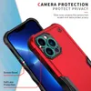 Phone Cases for iPhone 15 Pro Max 14 Plus 13 Samsung S23 Ultra S22 A14 4G A54 5G A13 A03s 4 Corners Cushion Protective Non-slip Anti-shock Rugged Armor Cover