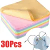 30 st Microfiber Brillen Doeken voor Gevoelige Oppervlakken Lenzen Kleding Brillen Schermen Camera Lenzen Reinigingsdoekjes