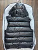 Jacka herrar väst designer gilet gås västar hög krage ärmlös luvtröja varm och mysig mode klassiska designers puffer män kläder