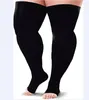 Sports Socks Men's and Women's Plus Size Stockingsシリコン弾性静脈圧縮静脈S-5XL