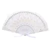 Chinese Stijl Producten Aangepaste Bruiloft Hand Fans Wit Handgemaakt Borduurwerk Chinese Stijl Handheld Dames Unisex Decoratieve Parel Bruid Handfan R230804