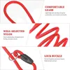 Dog Collars Leash Slip Rope Dogs Duty Heavy Leashes Puppy Training Belt Medium Short Puppies Belts Choke Long Large Towing Strap Straps