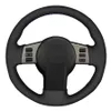 Car Steering Wheel Cover Hand-stitched Black Artificial Leather For Infiniti FX FX35 FX45 2003-2008 Nissan 350Z 2003-2009196u
