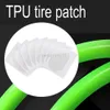 Verktygsreparationssatscykelreparationslappar 8st TPU Material Bike Puncture Repair Kit Cykellappar Limtäck Däck Innerrör Verktyg 8st HKD230804