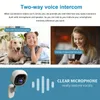 1PC bezprzewodowa kamera bezpieczeństwa domowego - 1080p na ścianie CCTV aparat zewnętrzny z Wi -Fi 2.4G, kamerą nadzoru wideo Smart Pet, monitor i wiele innych