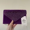 Evening Bags Purple Women Wedding Clutch Luxury Handbag Designed Female Yellow Summer Clutches Prom Bag 230803