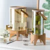 Water Flessen Nordic Hoge Borosilicaatglas Tank Self-service Sap Dispenser Met Kraan Koud Drankje Vat Creatieve