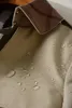 Frauen Trench Coats Außenbekleidung Langer Windbreaker Regenfischmantel Doppelbrustes kariertes Mantel besser Qualität Khaki Overmantel Mode Windmantel Plus Größe Kleidung