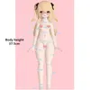 Dolls Version 20 White Skin 14 Body Part Soft Pvc 45 cm Height Jointed Doll Accessories Dress Up Toy 230803
