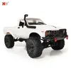 Carro elétrico / RC Carro elétrico RC WPL C241 C24 C14 116 RC 24G Controle Remoto 4X4 Off Road 4WD LED Caminhão de escalada leve Brinquedo elétrico presente para meninos 230803 240314