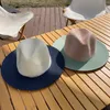 Visiere Luna Dolphin Handgemachte Frauen Sommer Jazz Sonnenschutz Hut Cowboy Kappe Mädchen Temperament Flache Bunte Große Traufe Casual Chic 230804