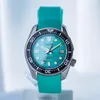 Wristwatches THORN Men's Dive Watch Blue Dial Sapphire Glass Japan NH35 Automatic Movement 200m Waterproof Super Green Lume Rubber Strap
