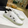 Top-quality Designer shoes Flat calfskin Leather star print Colorful shoe tails Basketball shoes Women men Casual shoes classics Sneakers with box wholesale