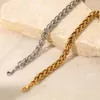 Filo in acciaio inossidabile PVD 18 carati placcato oro appannamento impermeabile intrecciato per gioielli donna all'ingrosso trendy