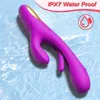 Vibrators Rabbit Tapping G-Spot Patting Vibrator for Women Clitoris Stimulator Powerful 21 Modes Sex Toy Female Dildo Goods for Adults 230803