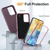 Motorola Moto G Play 2023 Stylus Power 5G Pure Edge+ Edge 30 Pro 3 in 1 Full Protection Rugged Armor Shockproof Anti Falling Cover Mintのディフェンダー電話ケース