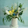 Fleurs décoratives coton de haute qualité véritable gypsophile naturel séché Eucalyptus Bouquet pour mariage mariée maison fleur décoration