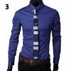 Maglioni da uomo Est Luxury Sirt Business Style Slim Soft Comfort Stili Manica lunga Abito casual Ift For Men M-4XL Ot