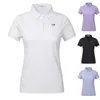 Damen-Poloshirts, Outdoor-Freizeit, Golfbekleidung, Damen-Kurzarm-T-Shirt, Sport, atmungsaktiv, schnell trocknend, langlebig, Anti-Pilling, individuell 230803