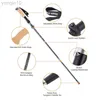 Trekking Poles 2Pcs Hiking Walking Sticks Aluminum Alloy Trekking Pole Ultralight Camping Hiking Foldable Nordic Walking Pole Telescopic Crutch HKD230804