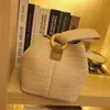 Вечерние сумки повседневная льняная солома соломенная роттана женская сумочка плетена