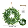 Decorative Flowers Door Simulation Plant Wreath Complimentary Twine Hooks Greenery Hanging Decorations Home Combination