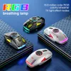 Mice AULA H530 est Wireless Mouse Four Mode Decompress Charging Gyro Rotating Esports Gaming RGB 230804
