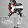 Bathroom Shower Heads Stainless Steel Rain Shower Set Adjustable Luxury Wall Mount Shower High Pressure Shower Set Bath Accessories Set R230804